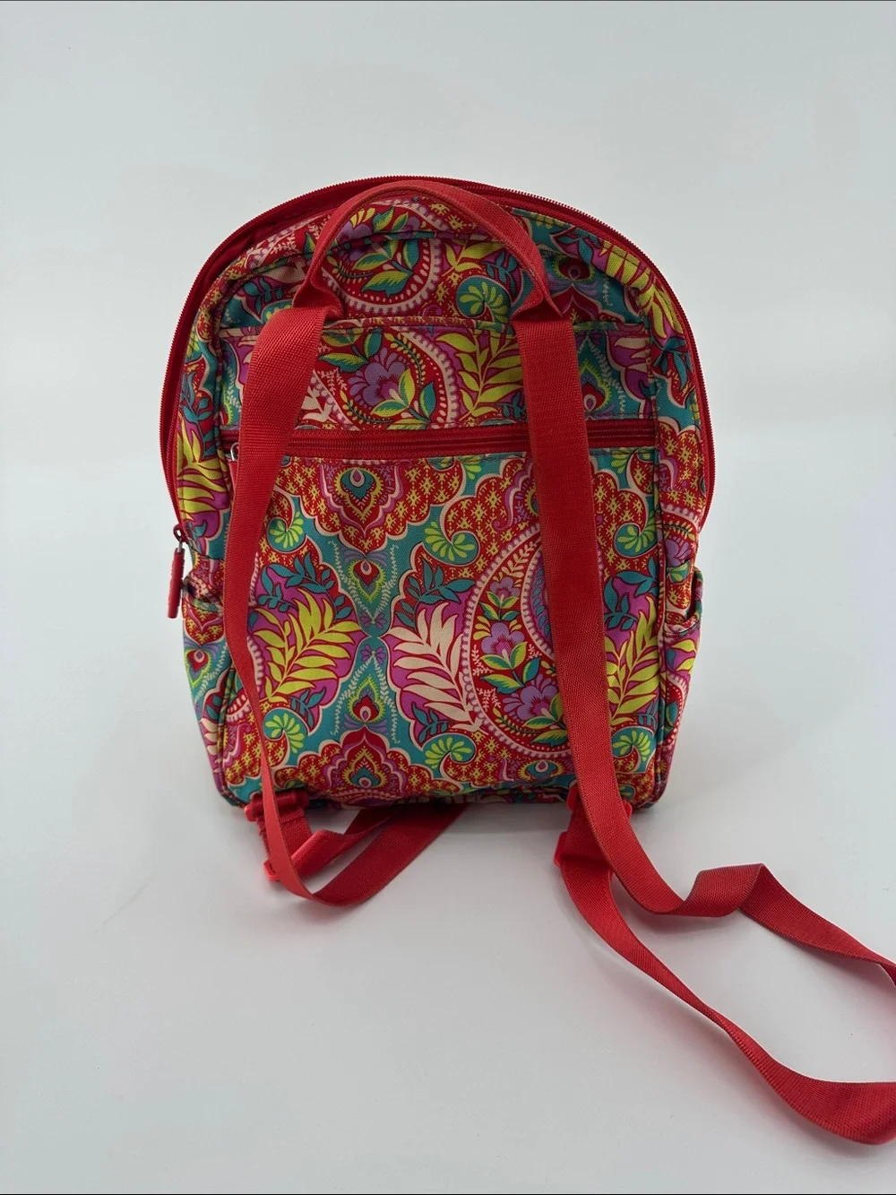 Vera Bradley Multicolor Paisley Quilted Backpack